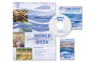 design, katalog, World Water Week paket
